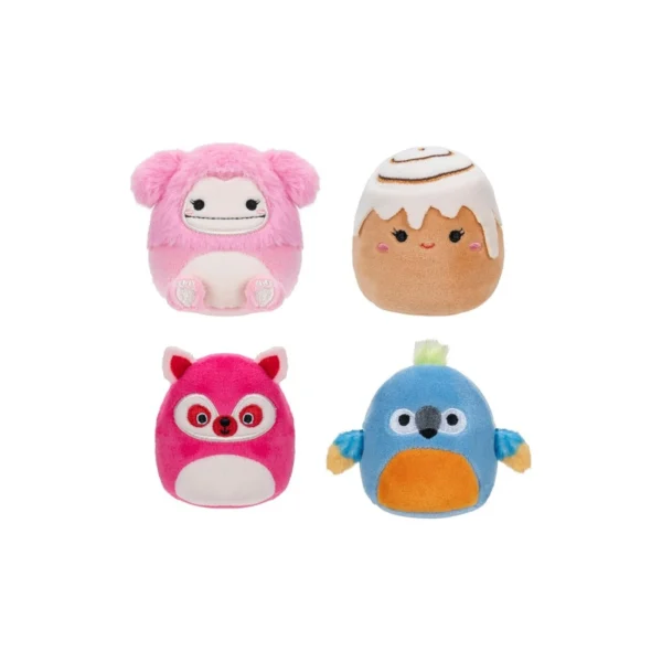 micromallows set 4tmch loutrina 6ek squishmallows brina bigfoot chanel cinnamon roll lucia lemur tenise parrot sqmm0006 (1)