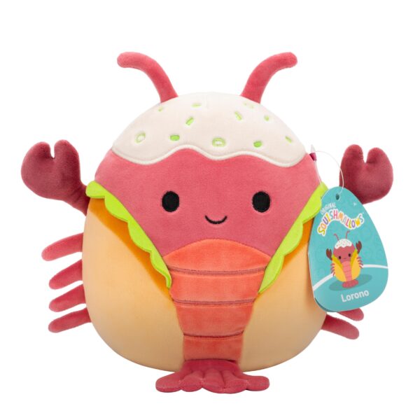 squishmallows 19 cm p20 plush lorono lobster 206091