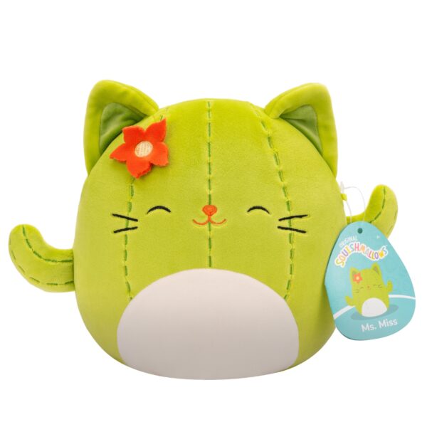 squishmallows 19 cm p20 plush ms miss cactus cat 206091