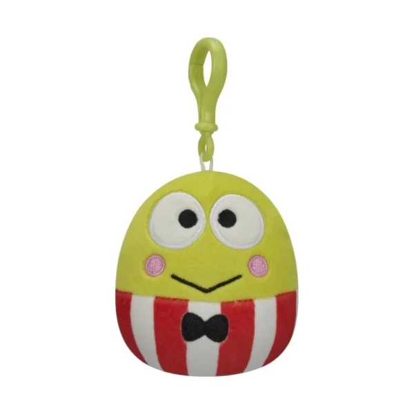 squishmallows sanrio λούτρινα μπρελόκ 9cm clip on keroppi jwsq0269 5