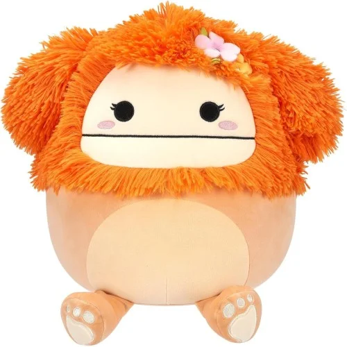 squishmallows sqcr05428 shasta the bigfoot with flower 30 cm official jaundice plsch super soft cuddly toy