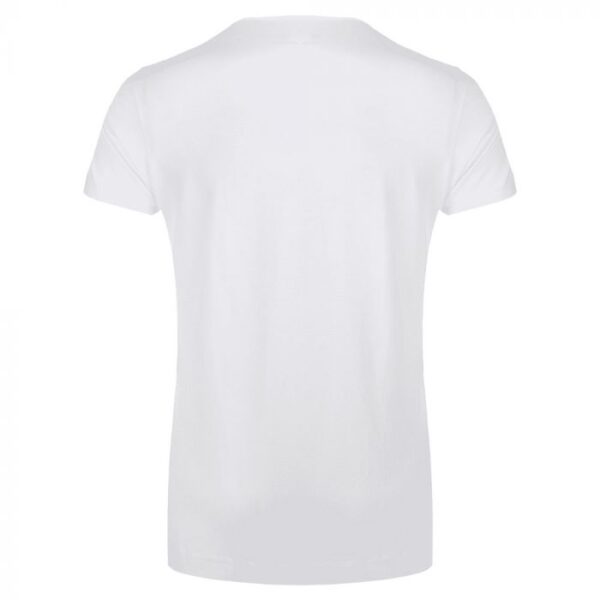 undiemeister mellowood t shirt v neck chalk white back