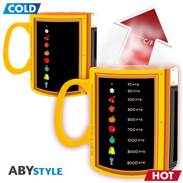 pac man mug heat change 460 ml arcade cardboard box x2 (1)