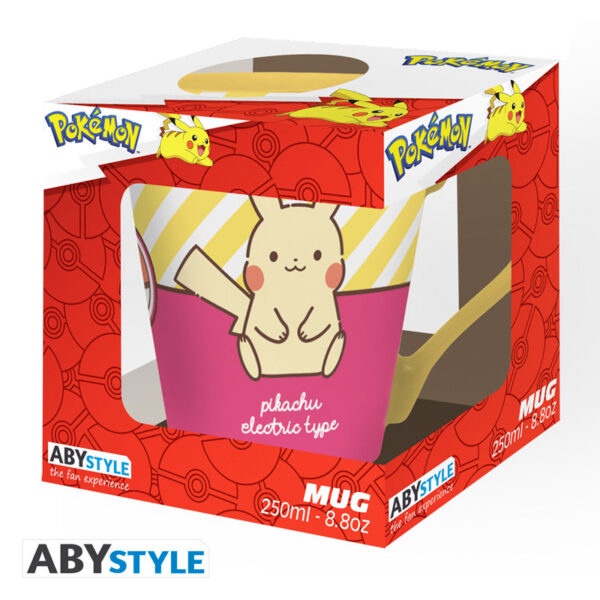 pokemon mug 250 ml pikachu electric cardboard pkg x2 w11 (3)