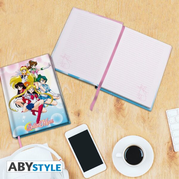 sailor moon a5 notebook sailor warriors x4 (5)
