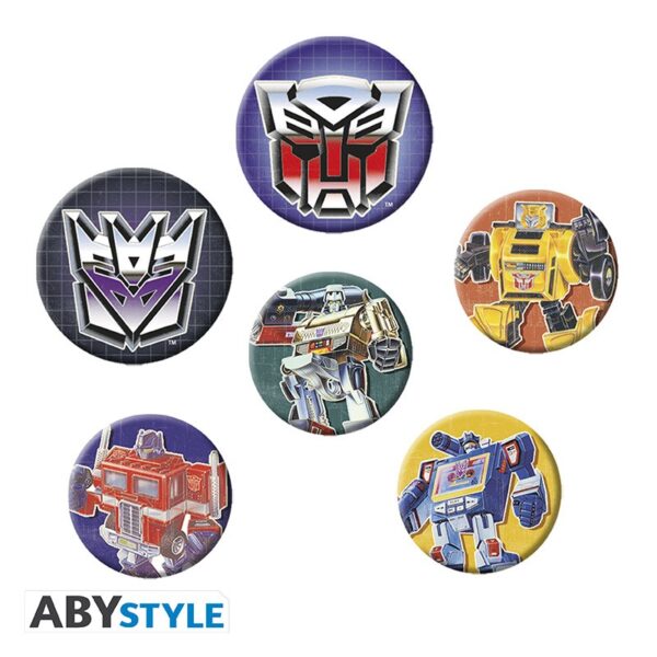 transformers badge pack transformers first generation x4