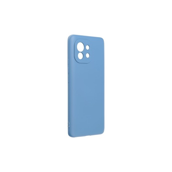 coque silicone lite pour xiaomi mi 11 bleu