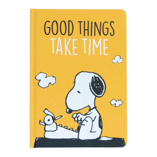 snoopy lazy days a5 premium notebook