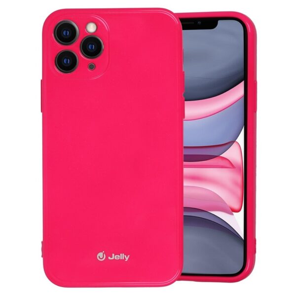 thiki iphone 11 pro jelly silicone case pink