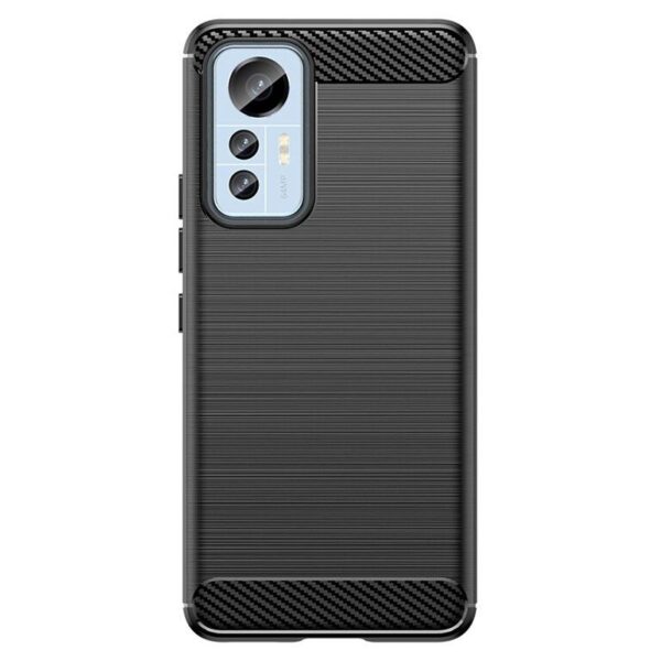 tpu carbon rugged case xiaomi 12 lite black 1 1
