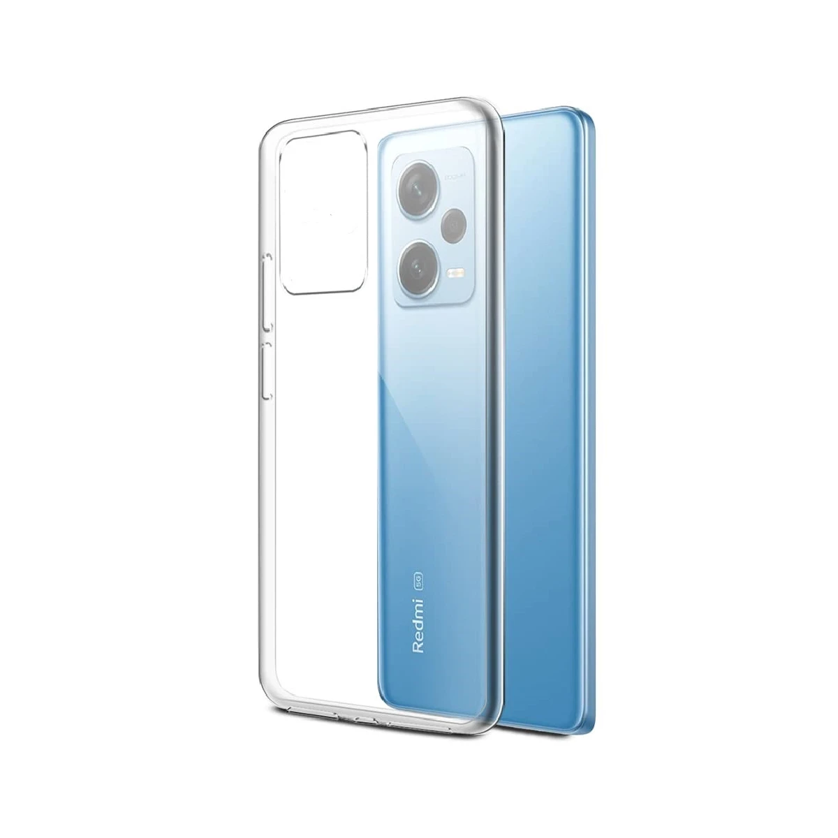 xiaomi redmi note 12 5g transparent silicone cover