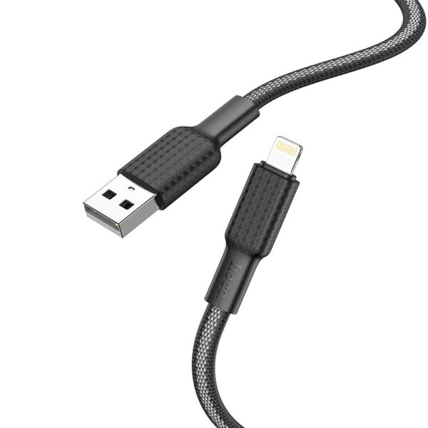 20220329124753 hoco x69 jaeger braided usb to lightning cable mayro 1m