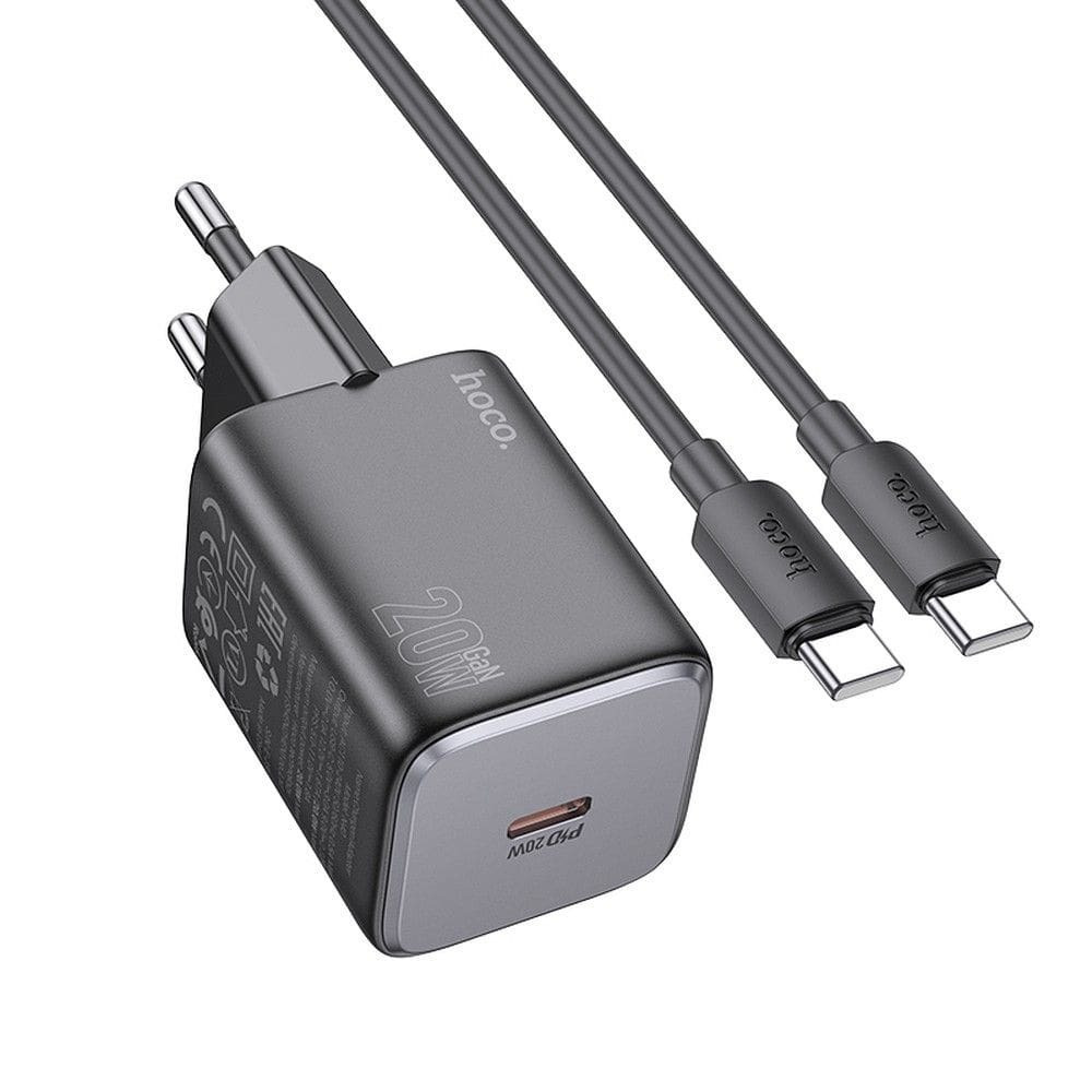 20240521121450 hoco fortistis me thyra usb c kai kalodio usb c usb c 20w power delivery leykos n40