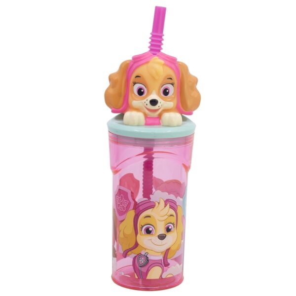 3d figurine tumbler 360 ml paw patrol girl superpowers