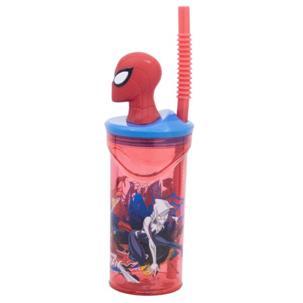 3d figurine tumbler 360 ml spiderman moving target (1)