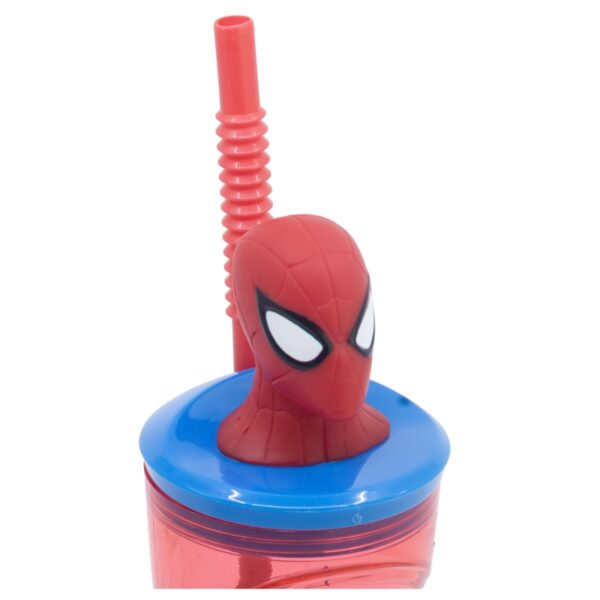 3d figurine tumbler 360 ml spiderman moving target (3)
