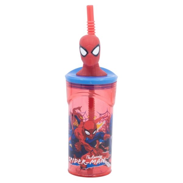 3d figurine tumbler 360 ml spiderman moving target