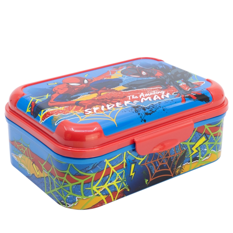 asker sandwich box spiderman moving target