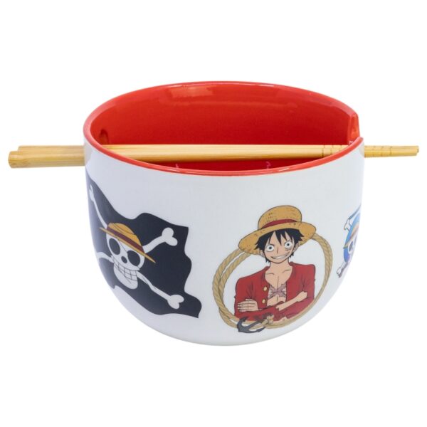 ceramic ramen bowl with chopsticks in gift box one piece classic