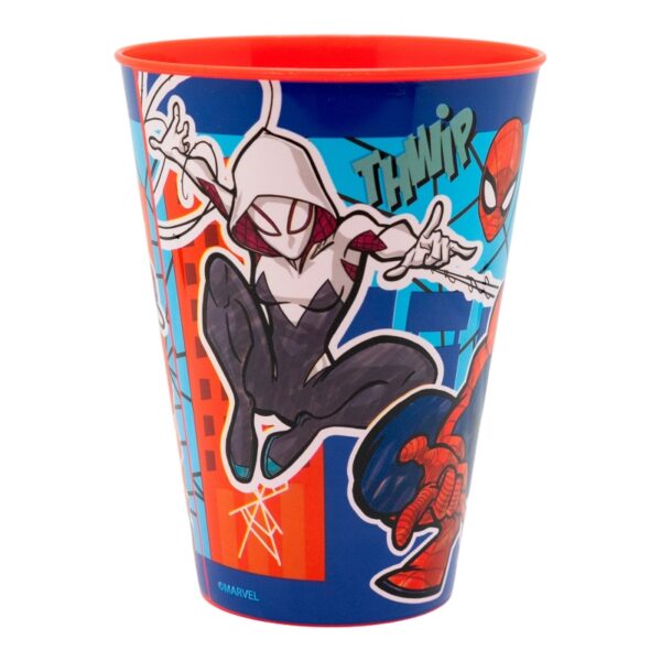large easy pp tumbler 430 ml spiderman mob rules (2)