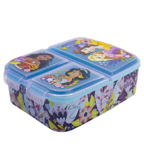multi compartment sandwich box princess courageous heart
