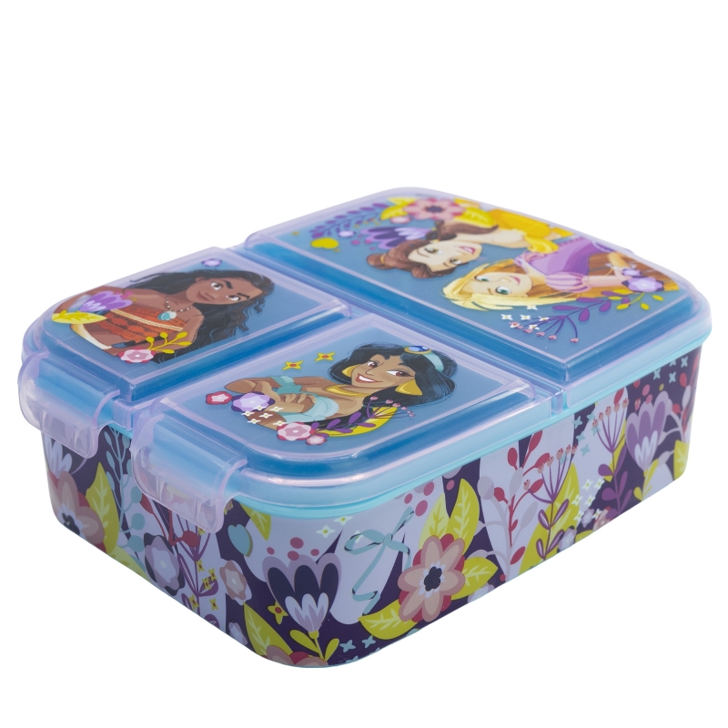 multi compartment sandwich box princess courageous heart