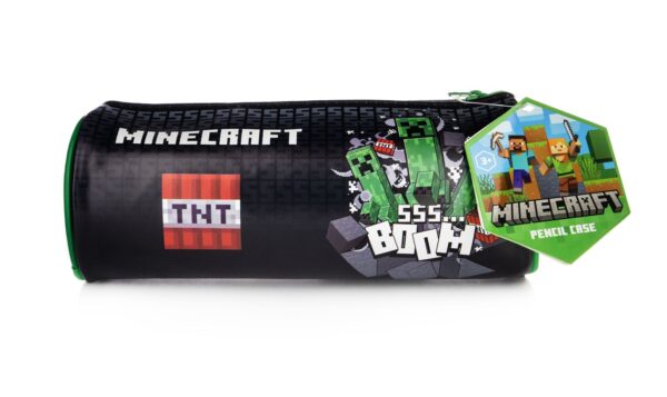 Piornik Minecraft Szkolny na przybory Czarny Tuba dla chlopca na Prezent EAN GTIN 5407009691362