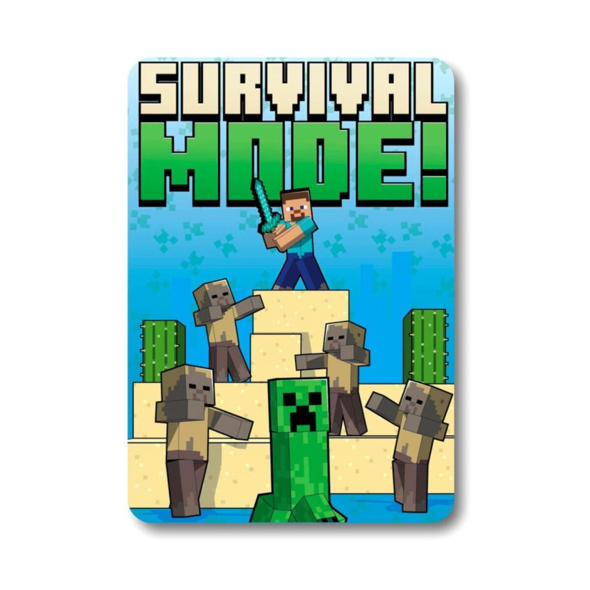Minecraft Fleecedeken Meerkleurig Main 8435631352747 4790
