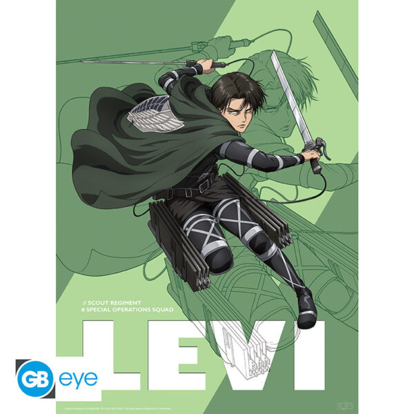 attack on titan set 2 posters chibi 52x38 set 1 x4 (1)