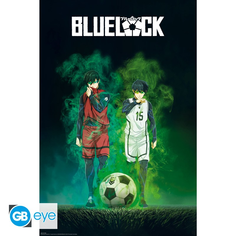 blue lock poster maxi 915x61 isagi vs rin (1)