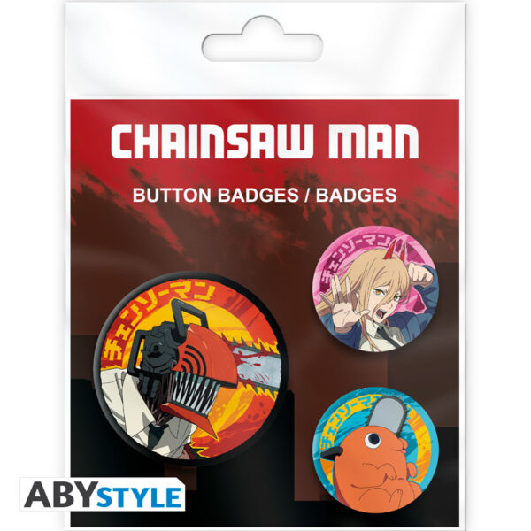 chainsaw man badge pack denji devil pochita x4 (1)
