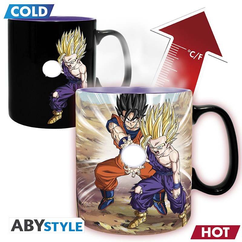 dragon ball mug heat change 460 ml dbz gohan cell cb x2