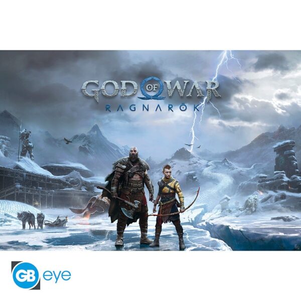 god of war poster maxi 915x61 key art