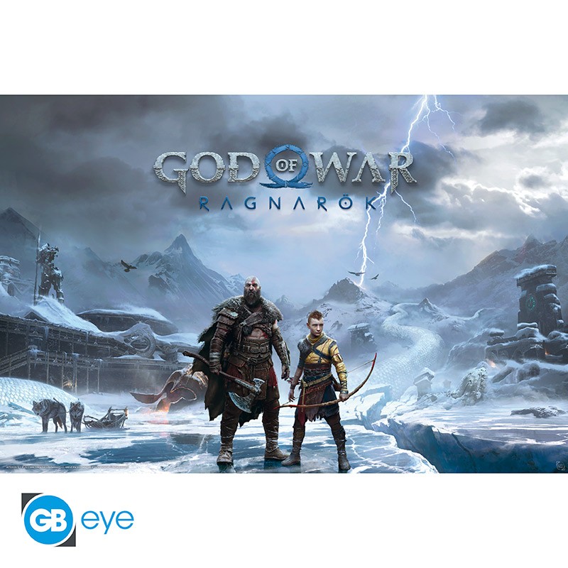god of war poster maxi 915x61 key art