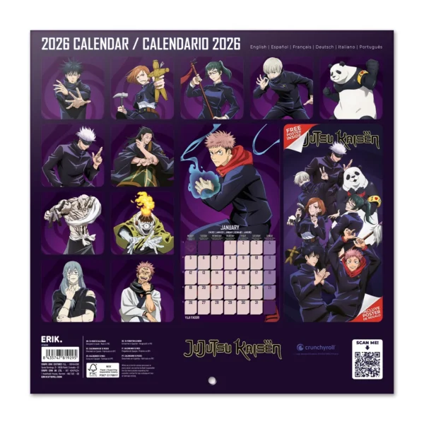 grupo jujutsu kaisen kalender 2026 67373142245721