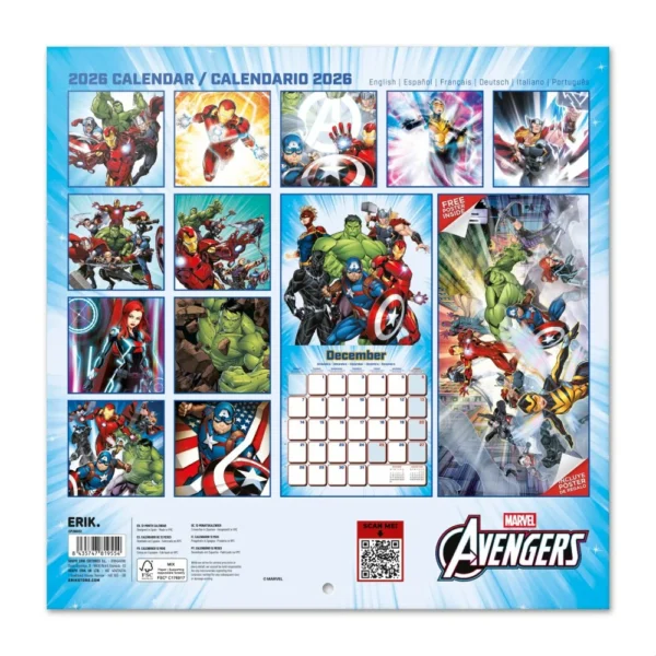 grupo marvel avengers kalender 2026 67375429321049