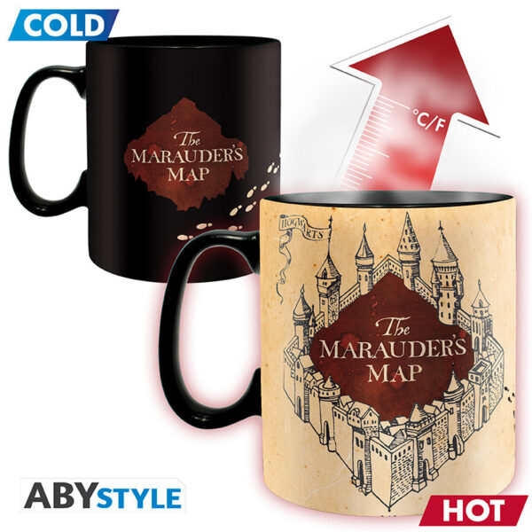 harry potter mug heat change 460 ml marauder cardboard x2 (1)