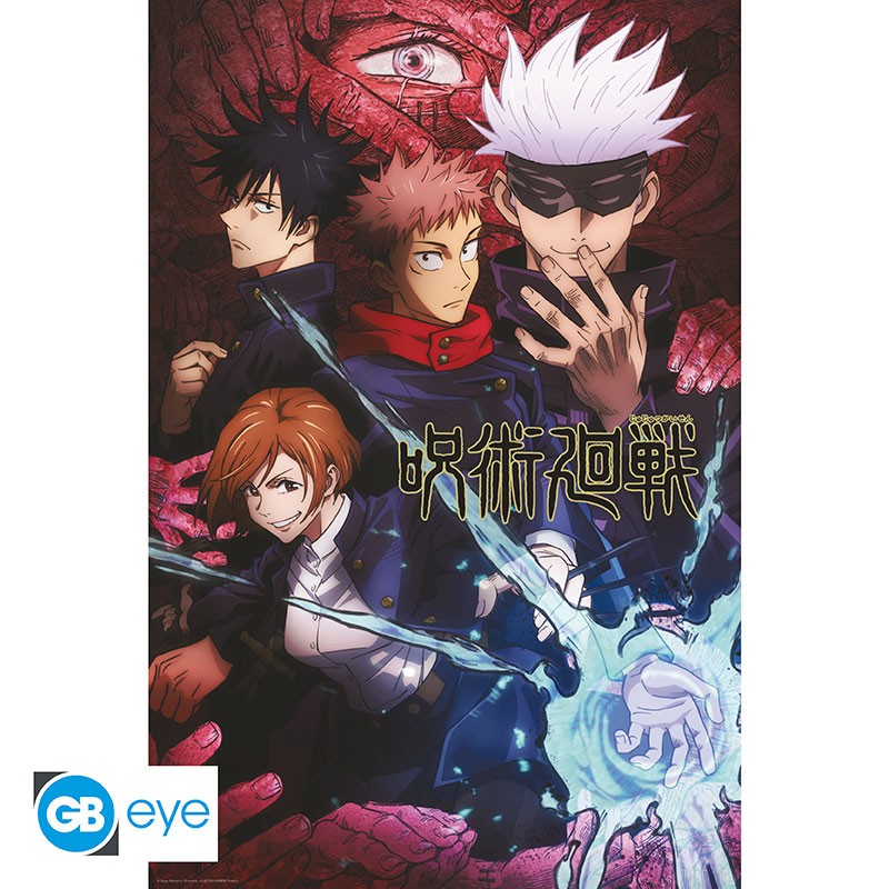 jujutsu kaisen poster maxi 915x61 artwork