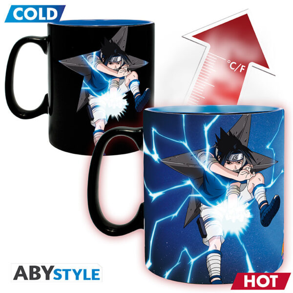 naruto mug heat change 460 ml naruto sasuke cardboard x2 (1)