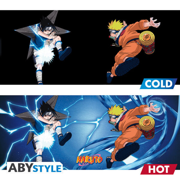 naruto mug heat change 460 ml naruto sasuke cardboard x2 (2)