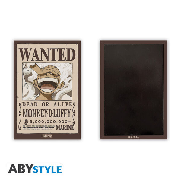 one piece standard magnet wanted luffy x4 (1)