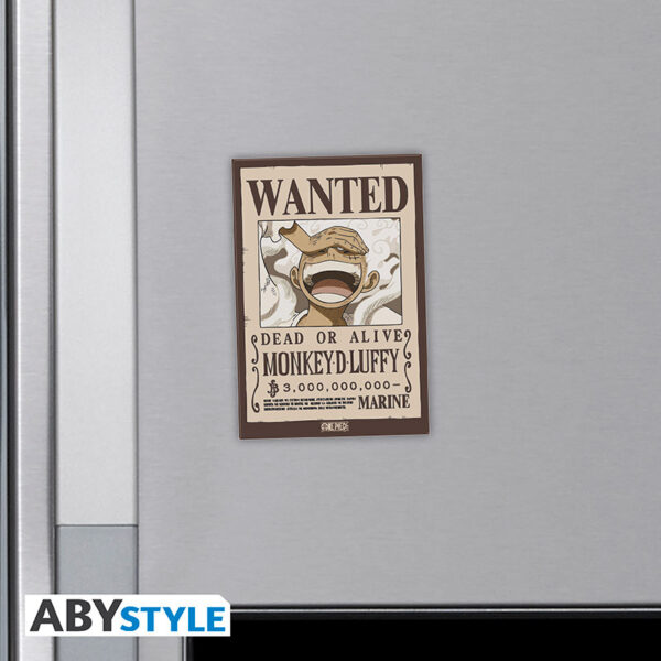 one piece standard magnet wanted luffy x4 (3)