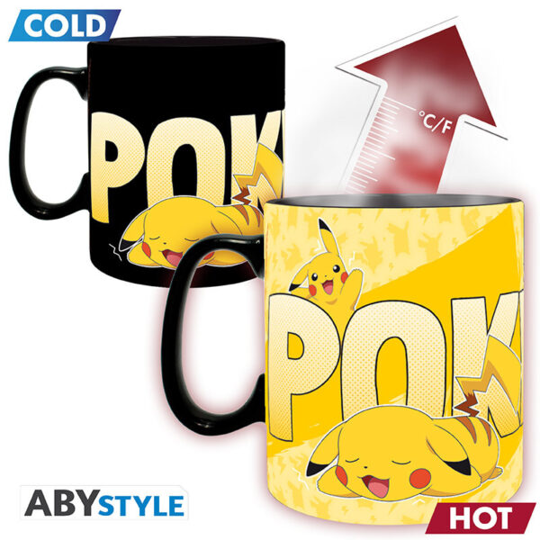pokemon mug heat change 460 ml pikachu cardboard box x2 (1)