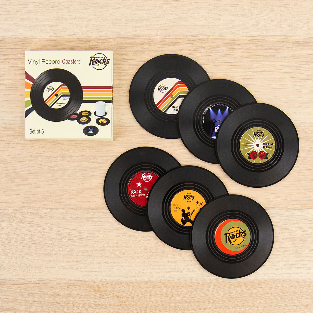 17651 Vinyl Rock Coasters 2