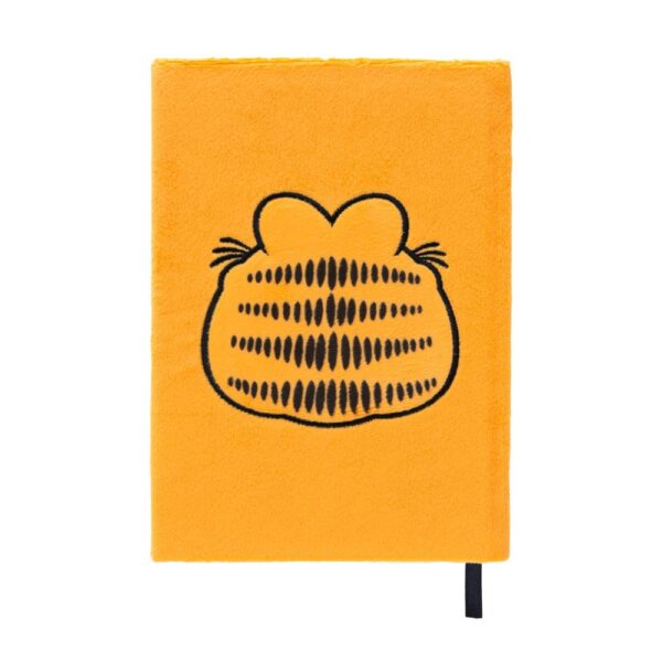 garfield premium a5 plush cover notebook (1)
