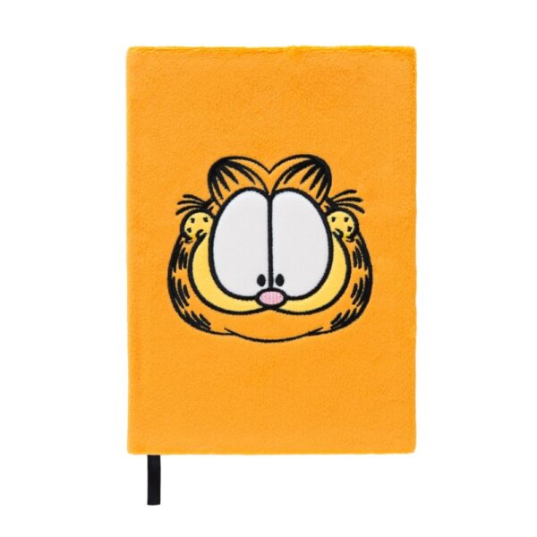 garfield premium a5 plush cover notebook
