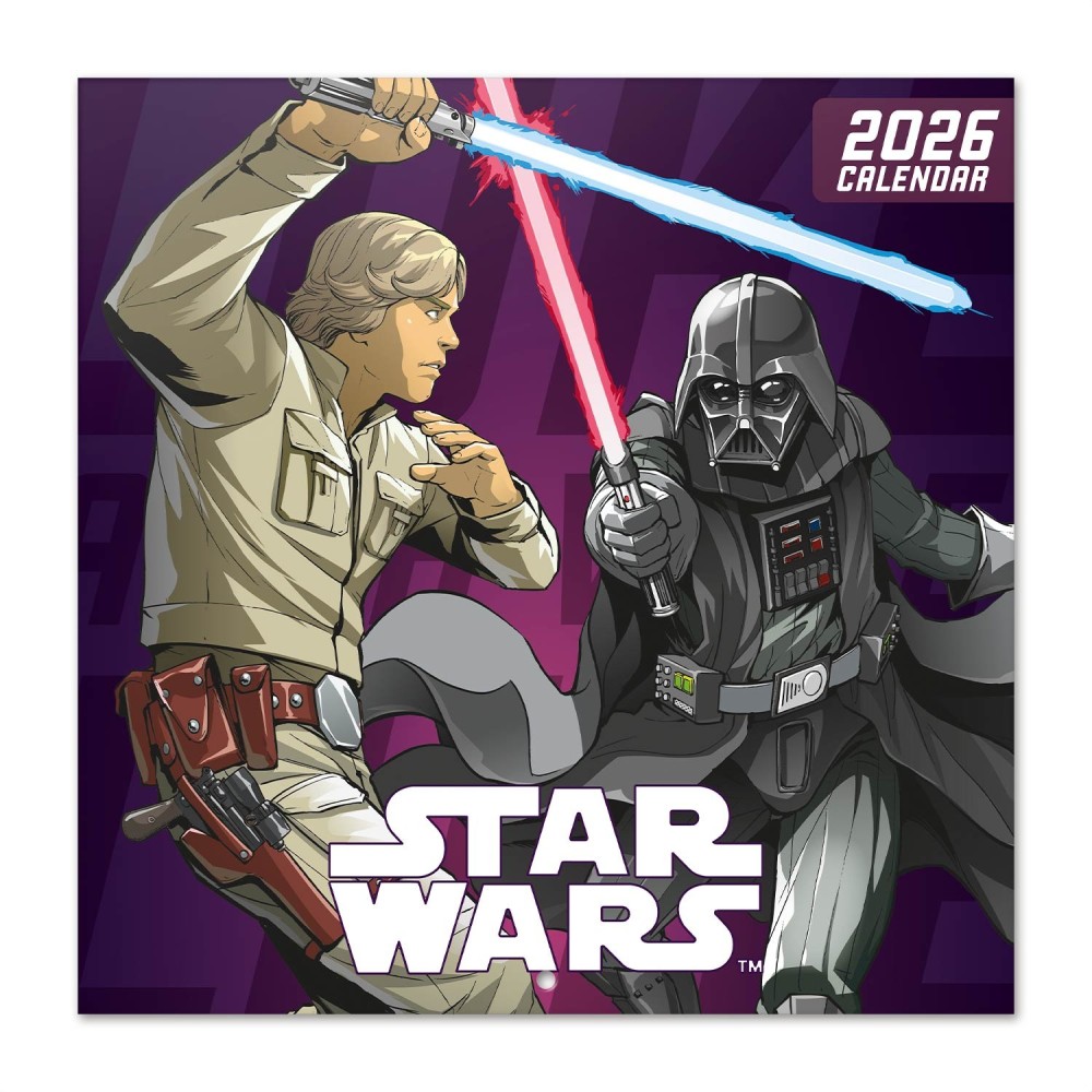 star wars 2026 30x30 calendar