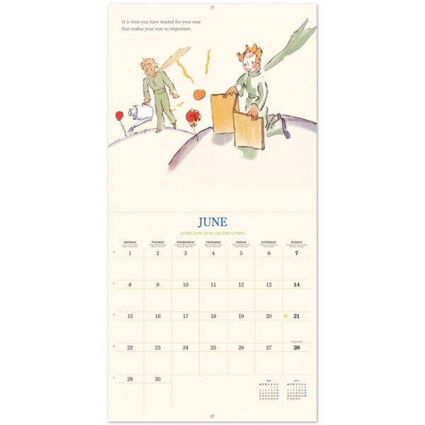 the little prince 2026 30x30 calendar (2)