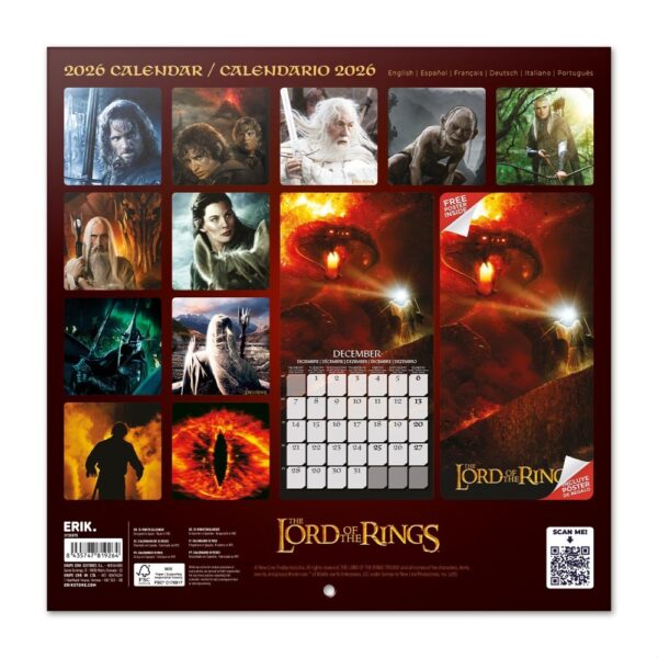 the lord of the rings 2026 30x30 calendar (1)