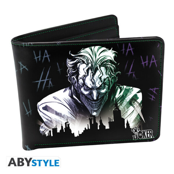dc comics wallet laughing joker vinyl